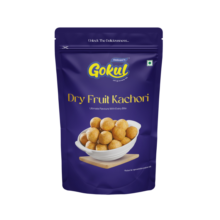 Dry Fruits Kachori Standy Pouch