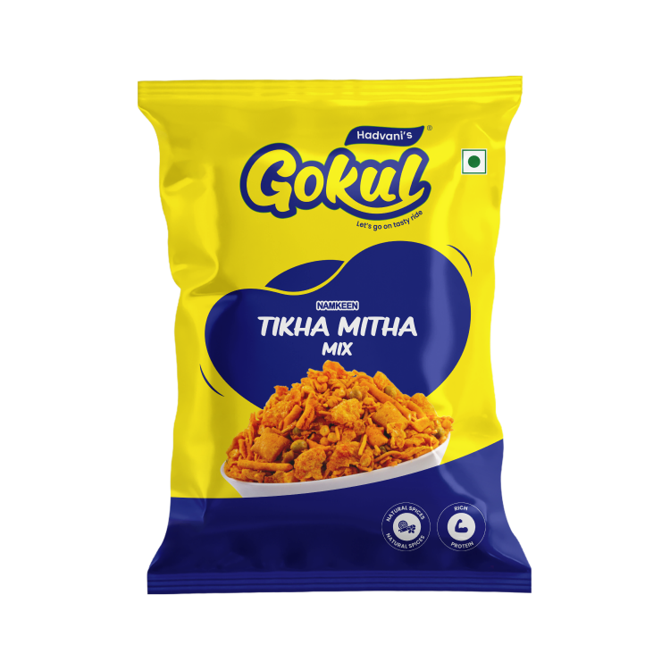 Tikha Mitha Mix by Gokul Snacks - Explore the Melange of Sweet, Spicy ...